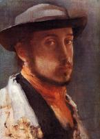 Degas, Edgar - Self Portrait in a Soft Hat